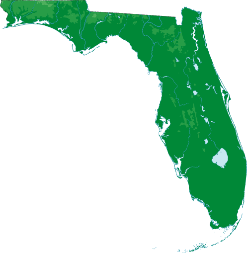 Florida topo map