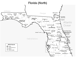 northern Florida airports