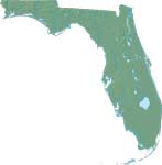Florida relief map